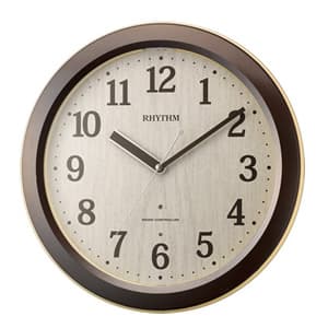 RHYTHM リズム 電波 掛け時計 ピュアライトM33 【4MYA33SR06】