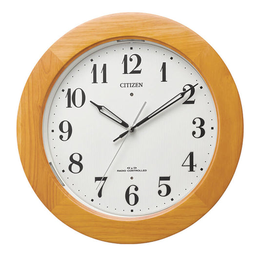 CITIZEN シチズン 夜光 電波掛け時計【4MYA35-007】