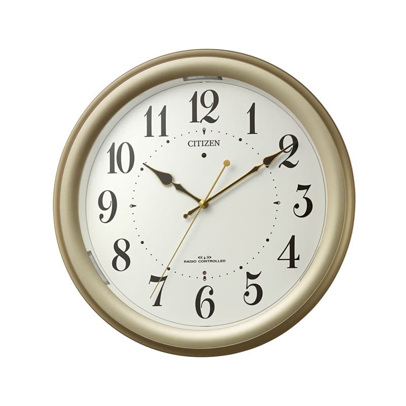 CITIZEN シチズン 高感度電波掛け時計 4MY860-006 茶色 – 正美堂時計店