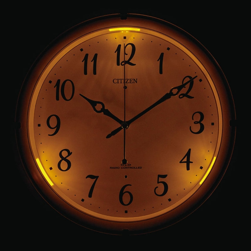 CITIZEN シチズン 夜光 電波掛け時計【4MYA37-003】 – 正美堂時計店