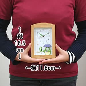 RHYTHM リズム となりのトトロR752N オルゴール目覚まし時計【4RM752MN06】