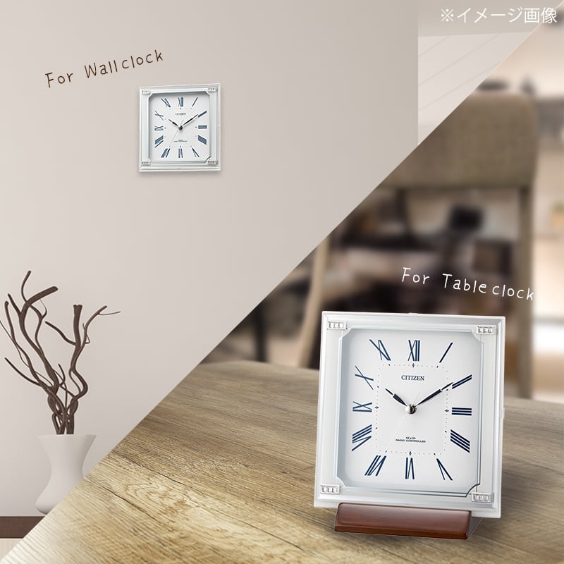 CITIZEN シチズン 掛け置き兼用 電波時計　4RY712-003