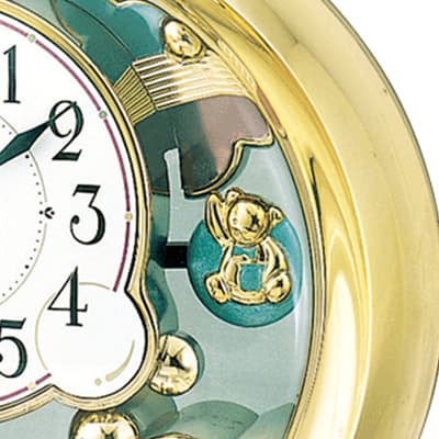 RHYTHM リズム アラーム ファンタジーランド 目覚まし時計 ゴールド