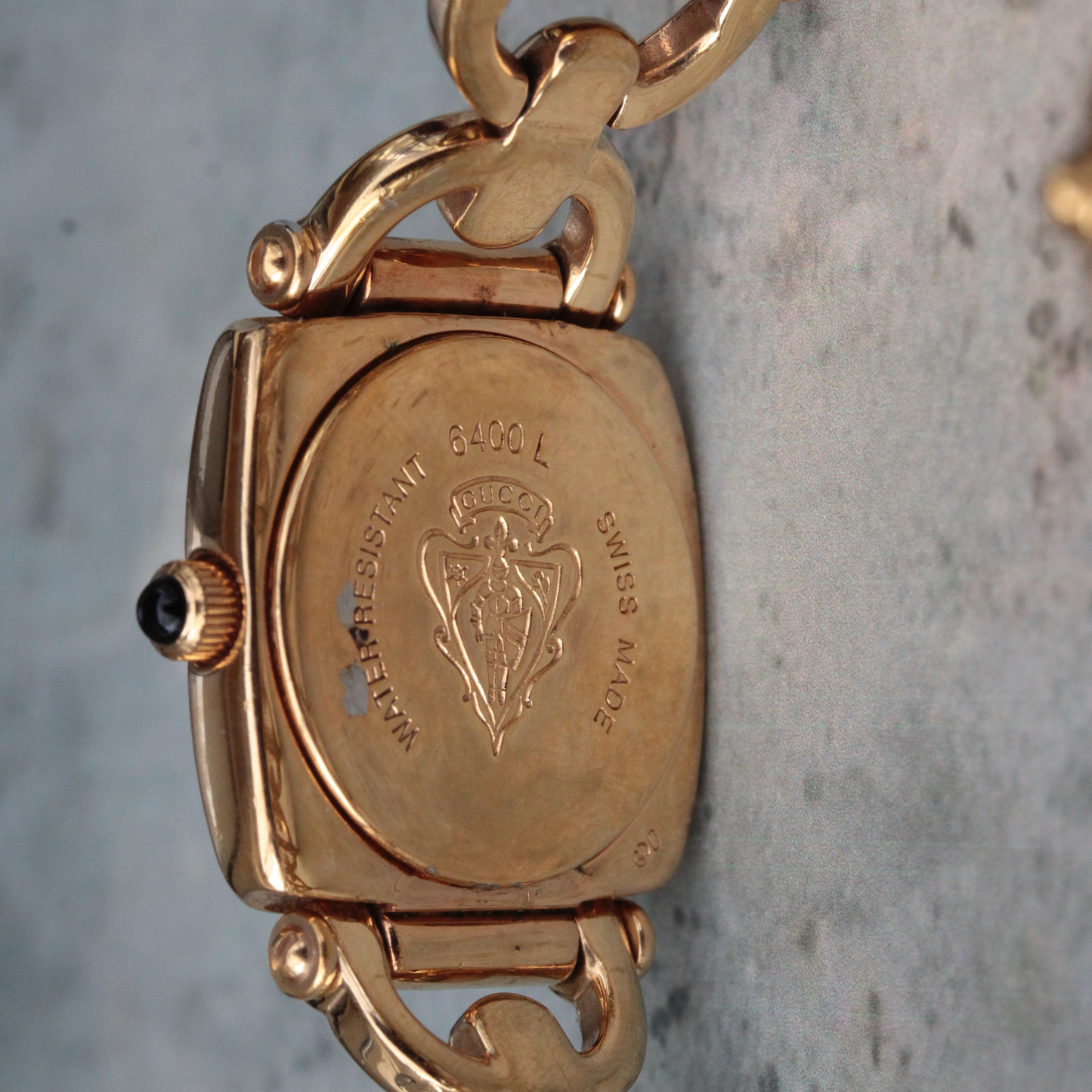 ⭐【美品希少レア】グッチGUCCI6400Lゴールド腕時計(稼働品) GUCCI / グッチ / 6400L / 1990年代 / ヴィンテージウォッチ