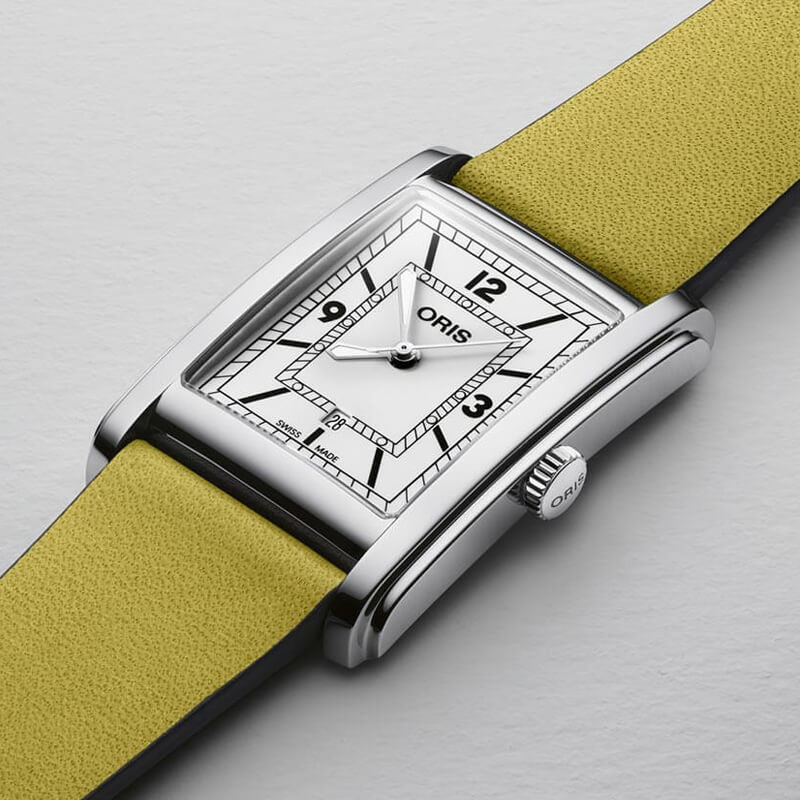 ORIS(オリス) Rectangular(レクタンギュラー)デイト/腕時計 イエロー 561 7783 4061-07 5 19 15