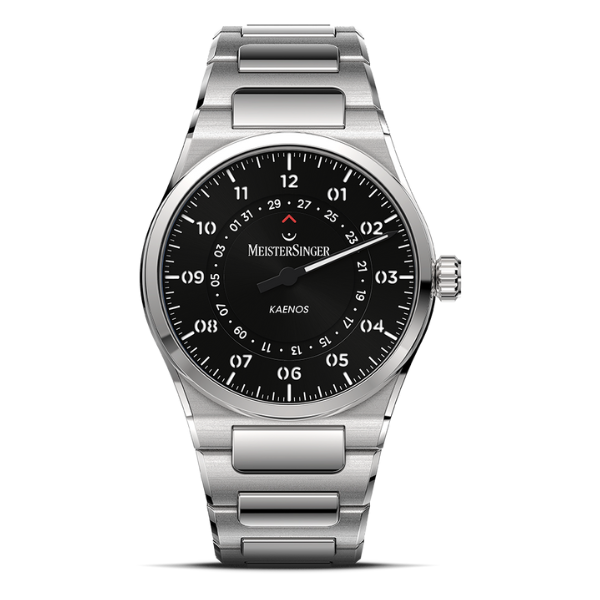MeisterSinger Kaenos Automatic Watch, Open Date, Black, KSOD902