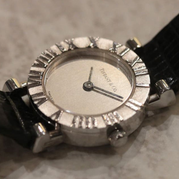 664 ティファニー 時計 アトラス レディース SV925 ヴィンテージ　希少 ティファニー ｜TIFFANY & Co.｜アトラスラウンド｜クォーツ