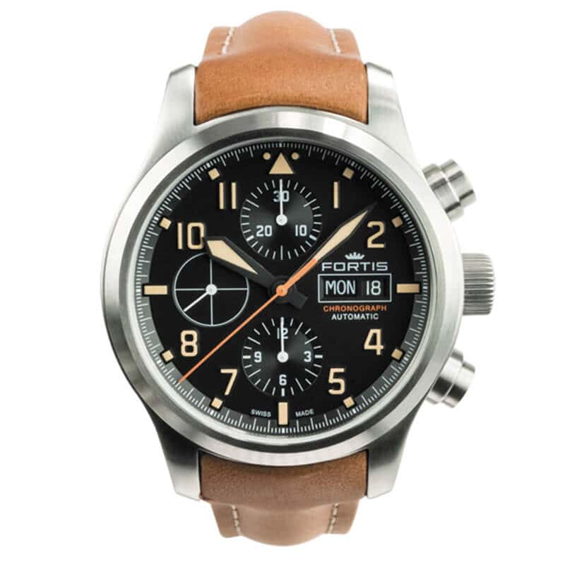 フォルティス（FORTIS)　Aeromaster Old Radium　エアロマスター オールドラジウム　クロノグラフ　自動巻き　656.10.28 腕時計