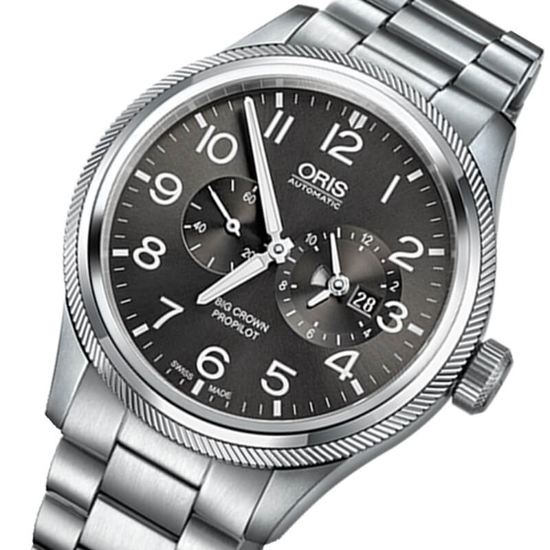 オリス ビッグクラウン プロパイロット ワールドタイマー 690 7735 4063-07 8 22 19-1 腕時計