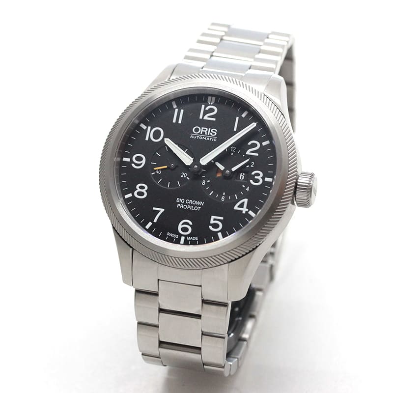オリス ビッグクラウン プロパイロット ワールドタイマー 690 7735 4164-07 8 22 19-1 腕時計