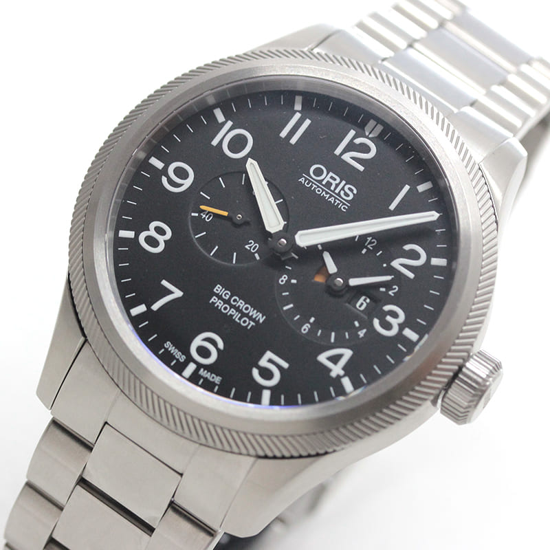 オリス ビッグクラウン プロパイロット ワールドタイマー 690 7735 4164-07 8 22 19-1 腕時計