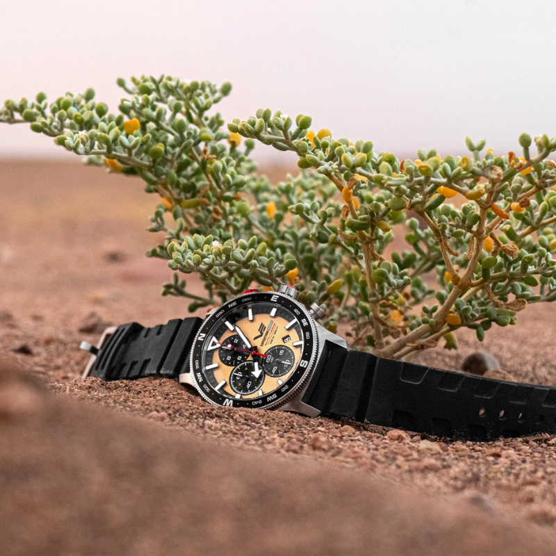 VOSTOK EUROPE(ボストーク ヨーロッパ)/Expedition SAHARA “Route of Tuaregs”(エクスペディション サハラ ルート・オブ・トゥアレグ) 世界限定500本 クロノグラフ 腕時計 6S10-598A753