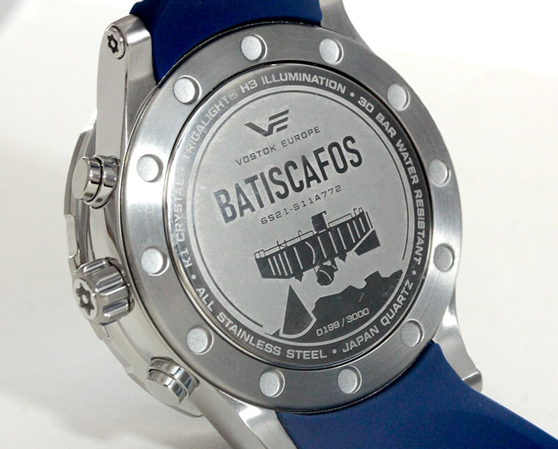 VOSTOK EUROPE(ボストーク・ヨーロッパ)/Batiscafos(バティスカフォス)/クロノグラフ/クォーツ/6S21-511A772/腕時計