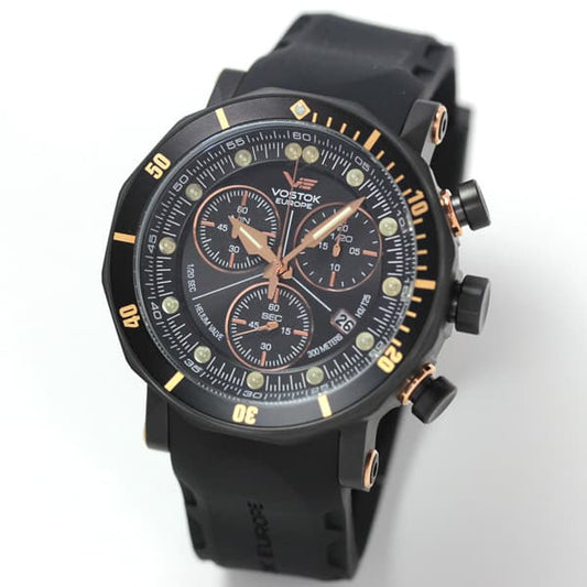 VOSTOK EUROPE/ボストークヨーロッパ/LUNOKHOD2(ルノホート)/クオーツクロノグラフ/6S30-6203211 腕時計