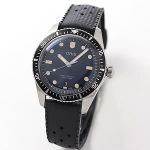 オリス(Oris)ダイバーズ65（Divers Sixty-Five）733.7707.4055 ブラックラバーベルト 腕時計
