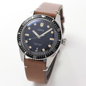 オリス(Oris)ダイバーズ65（Divers Sixty-Five）733.7707.4055 レザー 腕時計