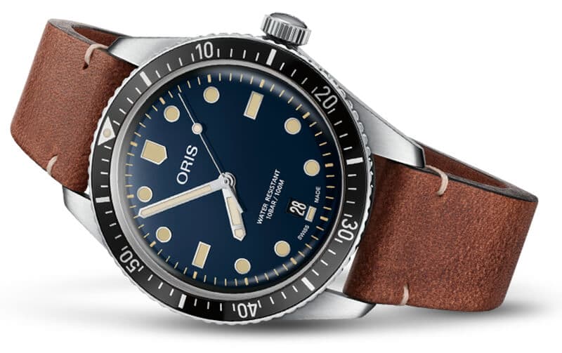 オリス(Oris)ダイバーズ65（Divers Sixty-Five）733.7707.4055 レザー 腕時計