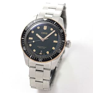 オリス(Oris)ダイバーズ65（Divers Sixty-Five）733.7707.4357 グリーンダイヤル×ステン 腕時計