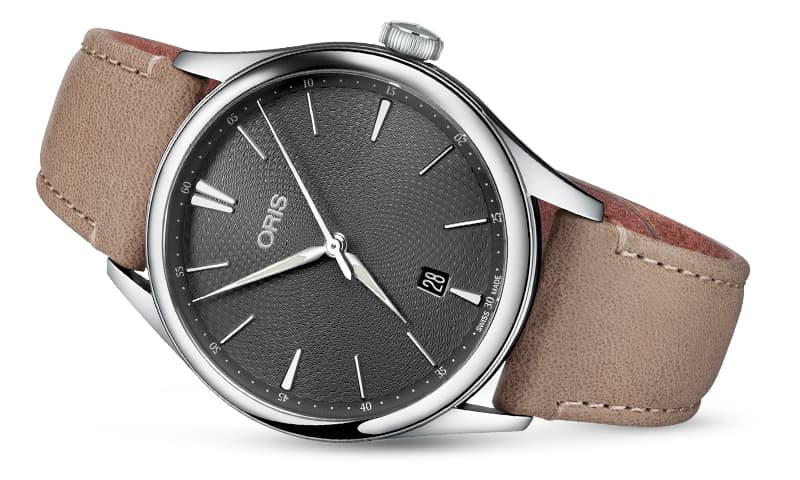 オリス（ORIS)アートリエ　デイト レザーベルト 腕時計 733 7721 4053-07 5 21 32FC