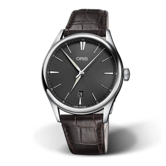 Oris(オリス) Artelier(アートリエ) デイト/レザーベルト/ 733 7721 4053-07 5 21 65FC  腕時計