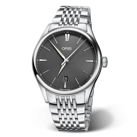 Oris(オリス) Artelier(アートリエ) デイト/グレー文字盤/ステンレスベルト/ 733 7721 4053-07 8 21 88 腕時計