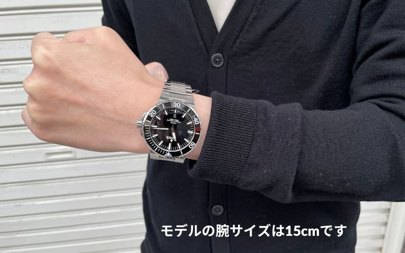 ORIS 　腕時計　中古 01 733 7730 4134-07 8 24 05PEB アクイスデイト 新品 ｜ オリス