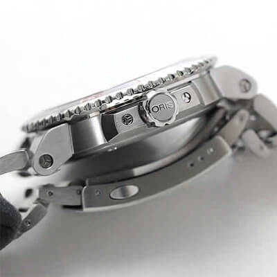 オリス/Oris/ダイビング/AQUIS(アクイス) デイト/ブラウン/レザーベルト/733 7730 4152-07 5 24 12EB 腕時計