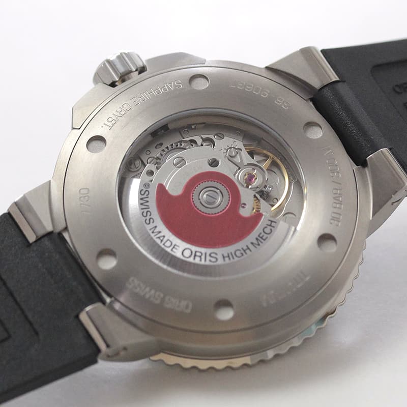 オリス/Oris/ダイビング/AQUIS(アクイス)/チタニウム デイト 733 7730 7153-07 4 24 64TEB 腕時計