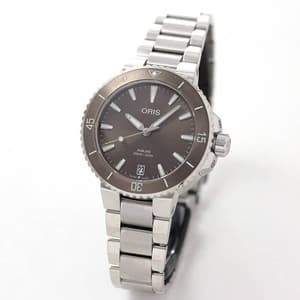 オリス/Oris/ダイビング/AQUIS(アクイス) デイト/ブラウン/メタルバンド/733 7731 4156-07 8 18 05P 36.5mm 腕時計