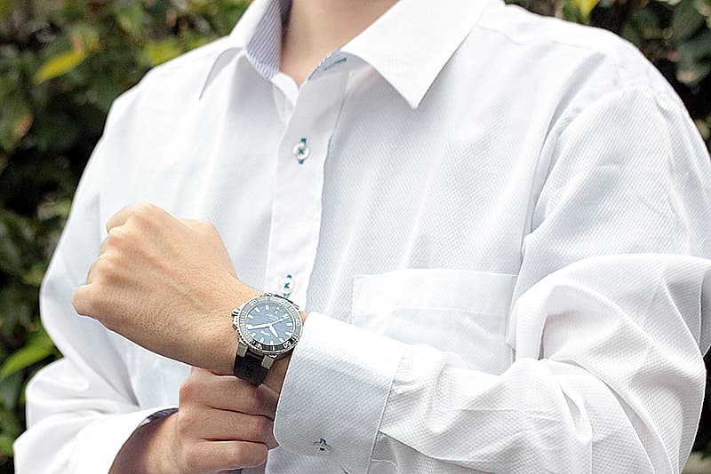 オリス/Oris/ダイビング/AQUIS(アクイス) デイト/ブルー /ラバーベルト/733 7732 4135-07 4 21 64FC 39.5mm 腕時計