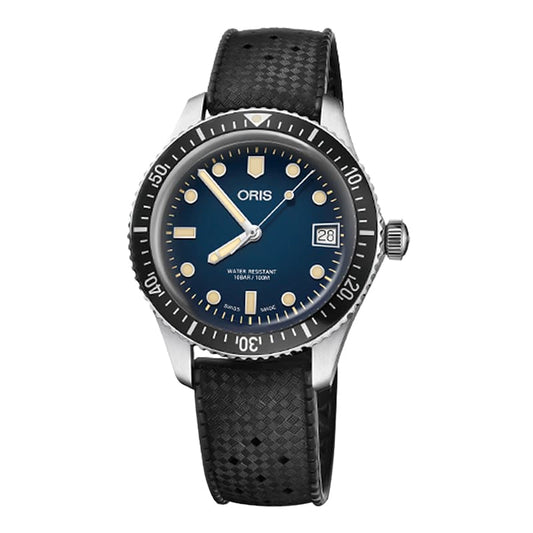 オリス(Oris)ダイバーズ65（Divers Sixty-Five）733 7747 4055-07 4 17 18 ブルーダイヤル×ブラックラバーベルト 腕時計