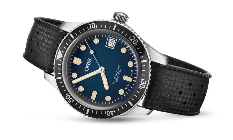 オリス(Oris)ダイバーズ65（Divers Sixty-Five）733 7747 4055-07 4 17 18 ブルーダイヤル×ブラックラバーベルト 腕時計