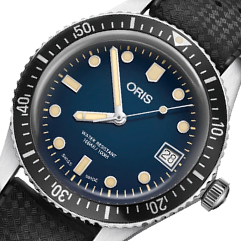 オリス(Oris)ダイバーズ65（Divers Sixty-Five）733 7747 4055-07 4 17 18 ブルーダイヤル×ブラックラバーベルト 腕時計
