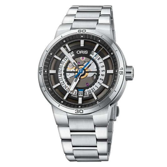 Oris(オリス) TT1 エンジンデイト /ステンレスベルト/ 733 7752 4124-07 8 24 08 腕時計