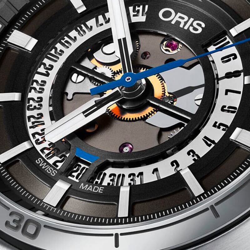 Oris(オリス) TT1 エンジンデイト /ステンレスベルト/ 733 7752 4124-07 8 24 08 腕時計