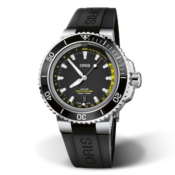 オリス（ORIS）AQUIS(アクイス) デプスゲージ ラバーストラップ 733 7755 4154-Set RS 腕時計