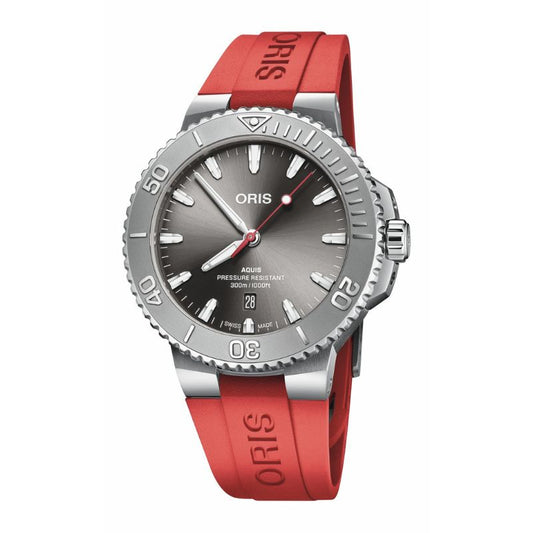 ORIS AQUIS(アクイス) デイト レリーフ 腕時計 43.5mm 733 7789 4153-07 4 23 36FC