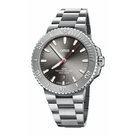 ORIS AQUIS(アクイス) デイト レリーフ 腕時計 43.5mm 733 7789 4153-07 8 23 04PEB