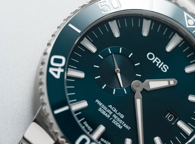 オリス 腕時計 メンズ スモールセコンド 自動巻き 中古品(31024) オリス/Oris/ダイバーズウォッチ/アクイス スモールセコンド