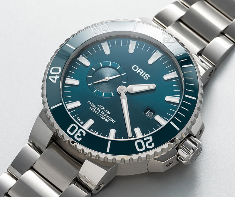 オリス/Oris/ダイバーズウォッチ/アクイス スモールセコンド デイト/743 7733 4155-07 8 24 05PEB 腕時計