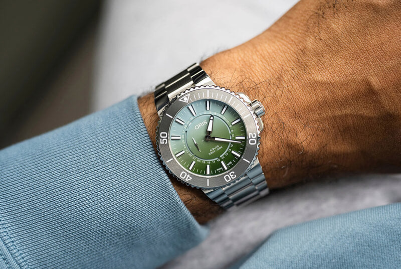 オリス（ORIS）AQUIS(アクイス) ダットワット リミテッドエディション II 743 7734 4197-Set 世界限定2,009本