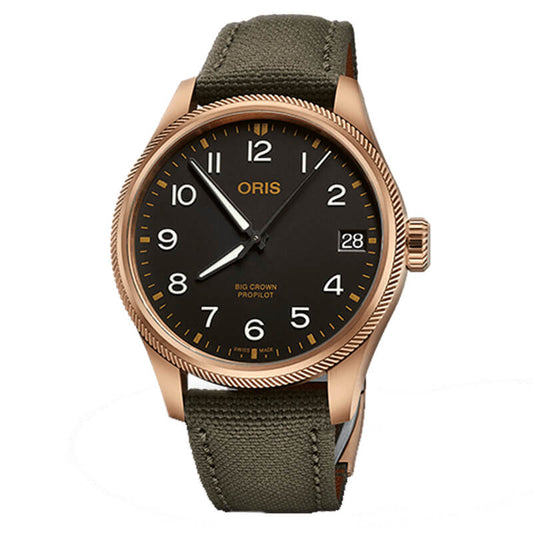 オリス（ORIS) ビッグクラウン プロパイロット ビッグデイト ブロンズ 751 7761 3164-07 3 20 03BRLC 腕時計