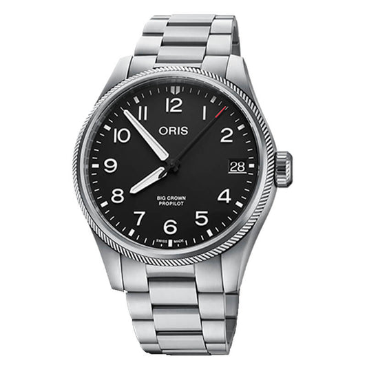 オリス(ORIS)ビッグクラウン プロパイロット デイト 腕時計 751 7761 4164-07 8 20 08