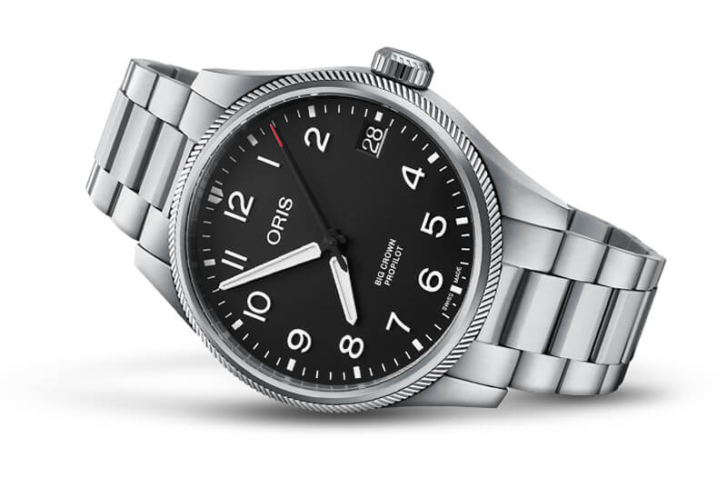 オリス(ORIS)ビッグクラウン プロパイロット デイト 腕時計 751 7761 4164-07 8 20 08