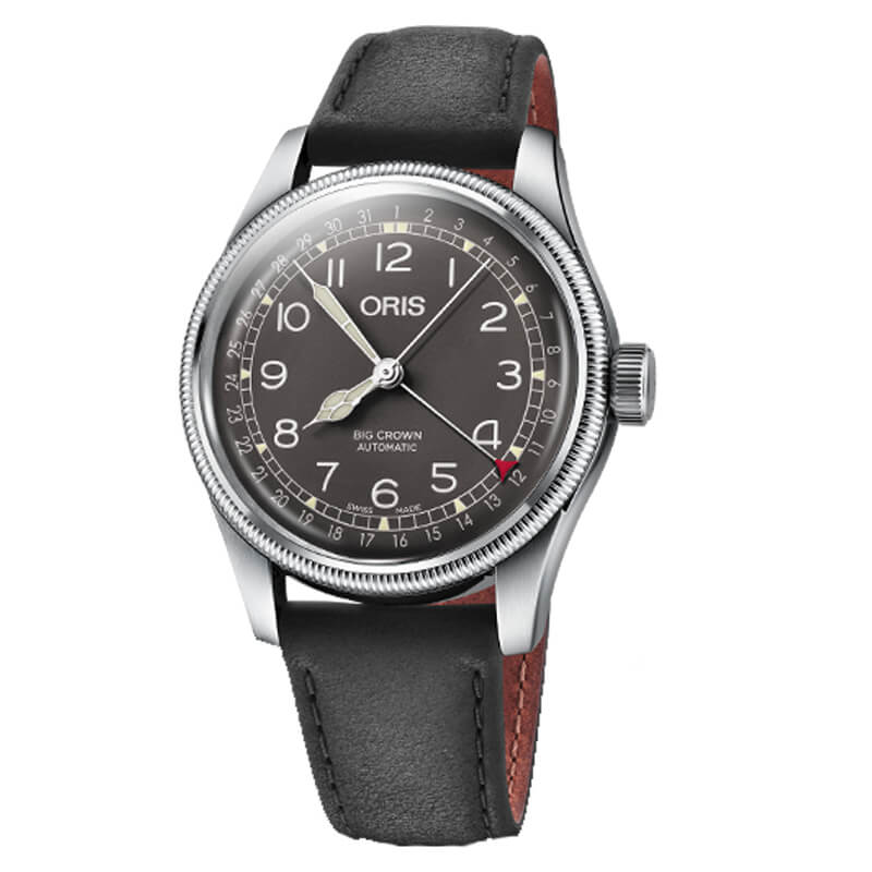 オリス　ビッグクラウン オリジナル ポインターデイト メンズ 754 7741 4064-07 5 20 65 腕時計 ブラック