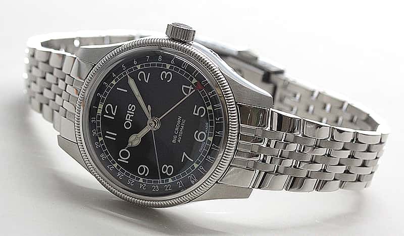 オリス　ビッグクラウン  ポインターデイト 36mm/ブラック/ 754 7749 4064-07 8 17 22 ボーイズ/レディース　腕時計