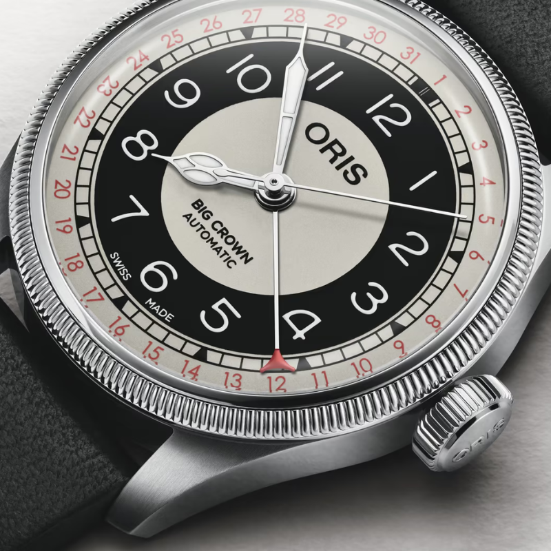 ORIS(オリス) ビッグクラウンポインターデイト ブルズアイ 腕時計 754 ORIS(オリス) ビッグクラウンポインターデイト ブルズアイ 腕時計 754