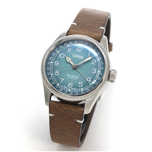 Oris(オリス) Big Crown（ビッグクラウン） 鹿革ブランド「チェルボ ボランテ」コラボレーション 腕時計 ブルー / 754 7779 4065-Set