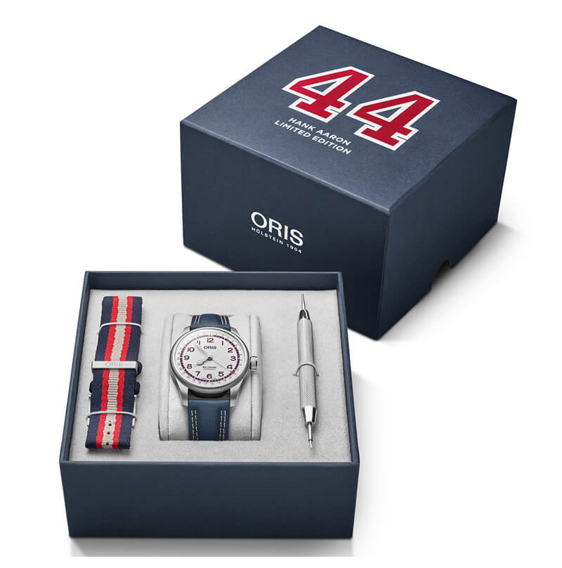 ORIS(オリス）ビッグクラウン ハンク・アーロン リミテッドエディション 腕時計 754 7785 4081-Set