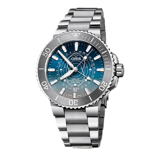 オリス（ORIS）AQUIS(アクイス) ダットワット リミテッドエディション 761 7765 4185-Set 腕時計 世界限定2009本